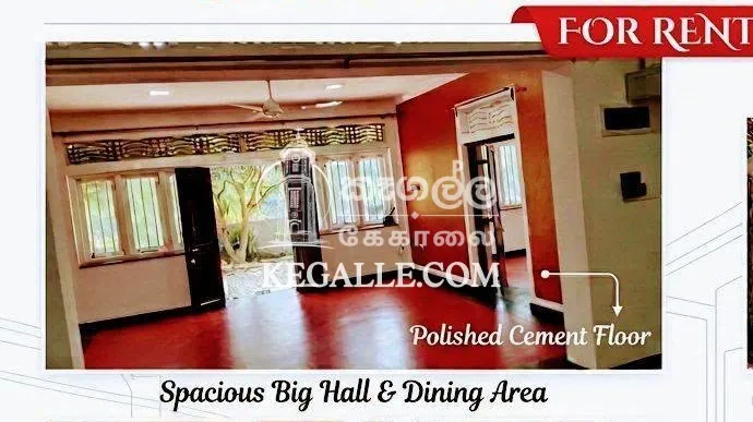 4BR House Rent Campola Galgediyawa Main Road