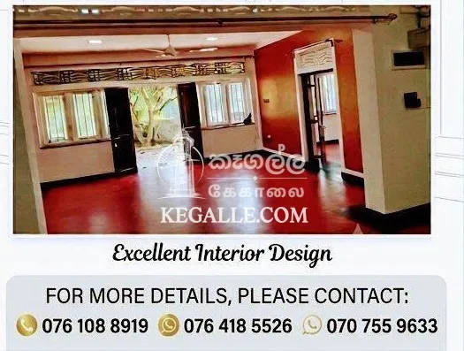 4BR House Rent Campola Galgediyawa Main Road